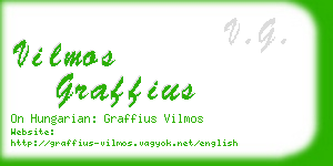 vilmos graffius business card